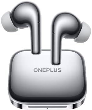 ניצני OnePlus Pro אוזניות אלחוטיות | עם מקרה טעינה | IP55 | צליל ביטול רעש אדפטיבי חכם | כסף